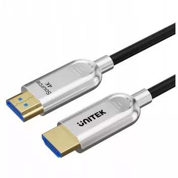Cable de fibra óptica HDMI Unitek C11092ASL01 — 4K 60 Hz, 100 m