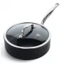 Sartén polivalente GreenPan Barcelona Pro redonda 240 mm, negra, 1,77 kg, sin PFAS