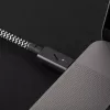 Native Union Belt Cable Pro USB-C a USB-C, 2,4 m, pantalla LED, Rose