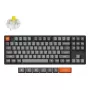 Teclado mecánico Keychron K8 Max 80% (87 teclas) Cable USB + RF Wireless + Bluetooth, RGB, Negro
