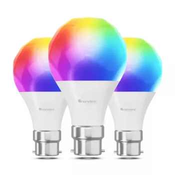 Nanoleaf Essentials Matter Smart Bulb A60 B22, pack de 3, NF080B02-3A19B