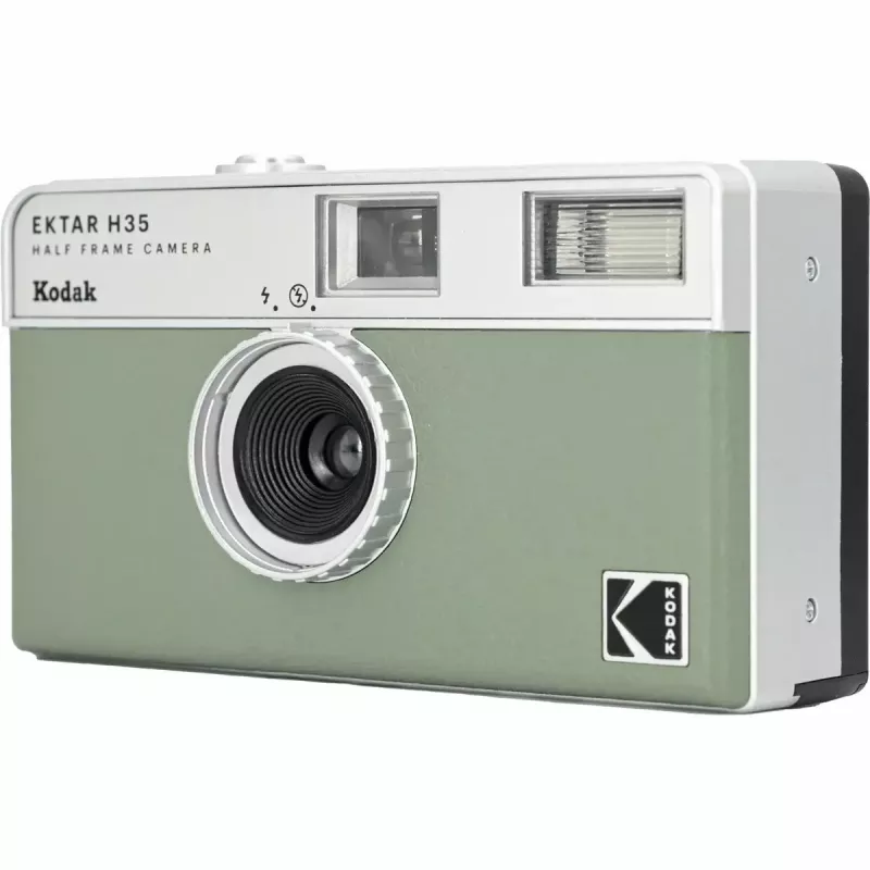 Cámara de película de 35 mm Kodak EKTAR H35 Sage RK0103 — formato de película de 35 mm, control manual