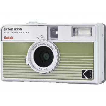 Cámara de película Kodak Ektar H35N, verde rayado (RK0303)