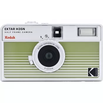 Cámara de película Kodak Ektar H35N, verde rayado (RK0303)