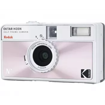 Cámara de película Kodak Ektar H35N glaseado rosa