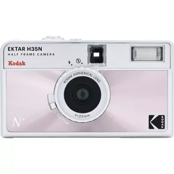 Cámara de película Kodak Ektar H35N glaseado rosa