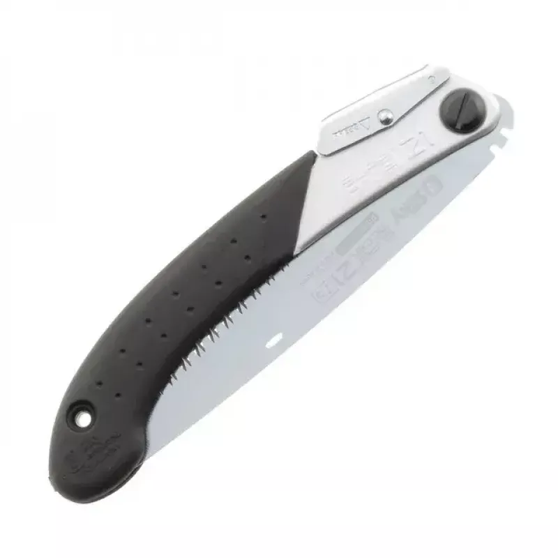 Sierra plegable Silky Super Accel 21 cm Negro acero inoxidable