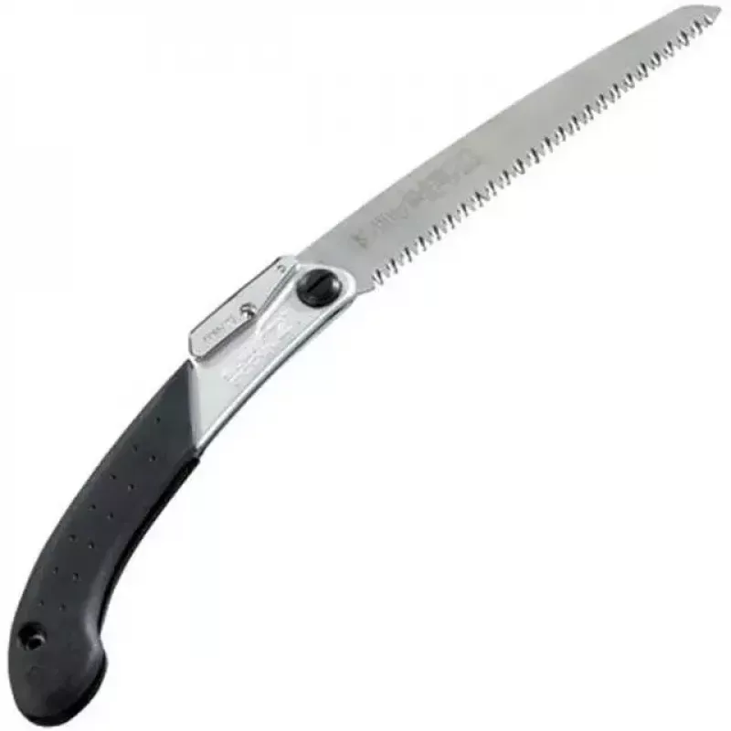 Sierra plegable Silky Super Accel 21 cm Negro acero inoxidable