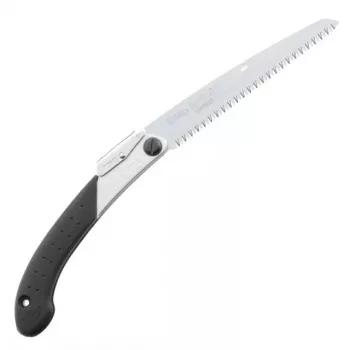 Sierra plegable Silky Super Accel 21 cm Negro acero inoxidable