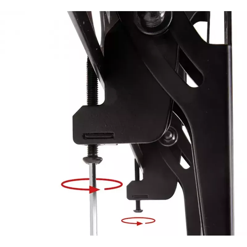 Soporte de pared B-TECH BT8431-PRO/B para pantallas planas 39–55 inch, inclinable -15° a 15°, VESA hasta 400×400, capacidad de carga 50 kg, negro