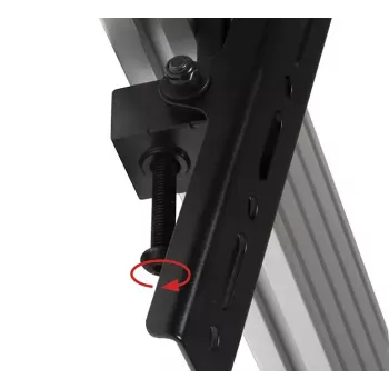 Brazo de montaje para pantalla plana B-TECH SYSTEM X VESA 400 con inclinación para BT8390, negro, 70 kg de capacidad de carga