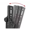 Brazo de montaje para pantalla plana B-TECH SYSTEM X VESA 400 con inclinación para BT8390, negro, 70 kg de capacidad de carga