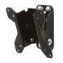 Soporte de pared B-TECH BT7511/B para pantallas planas, inclinable -10° a 17°, hasta 20 kg, para 28 inch (máx. 71,1 cm), VESA 75x75–100x100, 5,5 cm de distancia a la pared, negro