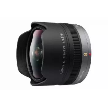 Objetivo de cámara Panasonic H-F008E negro