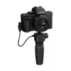 Panasonic Lumix DC-G100D kit de cámara negro con objetivo H-FS 12-32 y empuñadura DMW-SHGR2