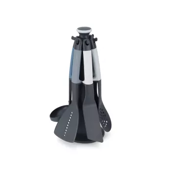 Joseph Joseph Elevate 6 piezas utensilios de cocina azul grisáceo resistentes al calor