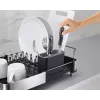 Escurridor de platos Joseph Joseph Extend Steel extensible negro acero inoxidable 527 mm