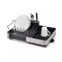 Escurridor de platos Joseph Joseph Extend Steel extensible negro acero inoxidable 527 mm