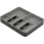 Organizador de cajón Joseph Joseph 85166 – gris, cajón extensible para cubiertos y utensilios