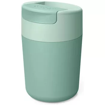 Vaso de viaje Joseph Joseph Sipp 340 ml con tapa higiénica, modelo 81122