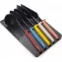Set de utensilios Joseph Joseph Elevate 5 piezas – almacenamiento en el cajón, detalles de acero inoxidable