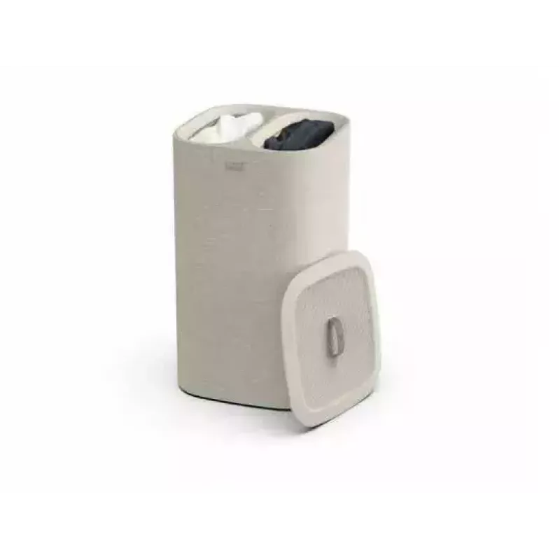 Cesto de ropa Joseph Joseph Tota 60L Ecru – capacidad de 60 litros, cesto alto ventilado