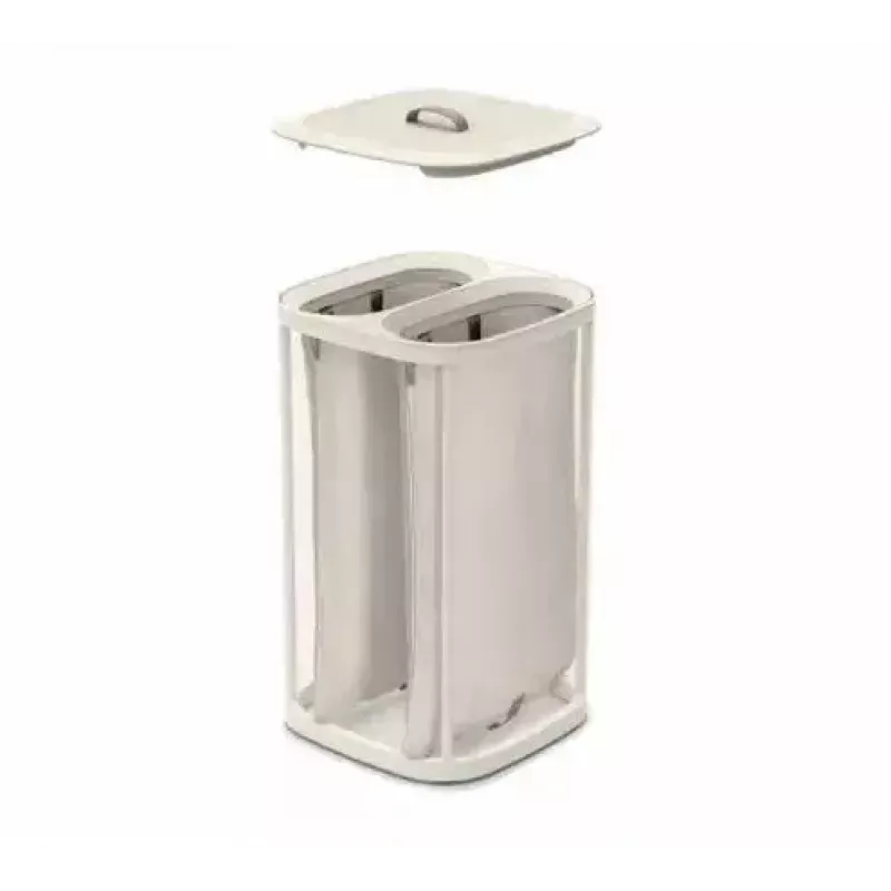 Cesto de ropa Joseph Joseph Tota 60L Ecru – capacidad de 60 litros, cesto alto ventilado