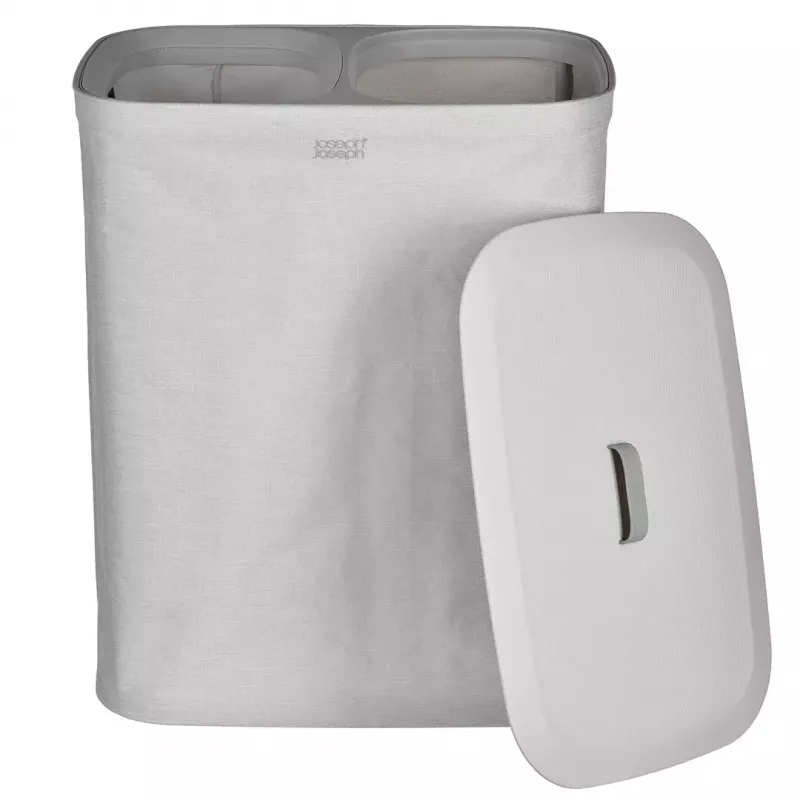 Cesto de ropa Joseph Joseph Tota 60L Ecru – capacidad de 60 litros, cesto alto ventilado