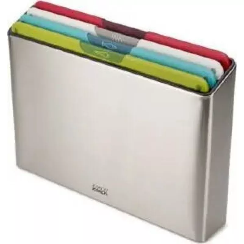 Set de tablas de cortar Joseph Joseph Folio Icon Steel 4 piezas multicolor