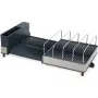 Escurridor de vajilla Joseph Joseph Extend Max Steel diseño compacto, escurridor plegable para vajilla y cubiertos