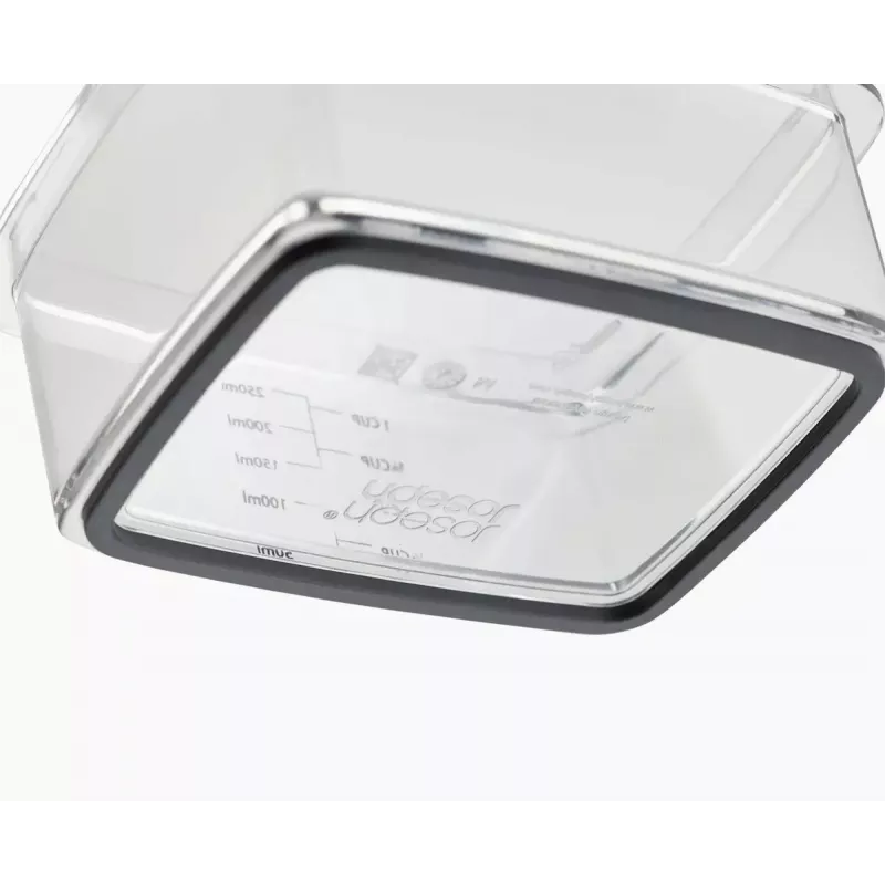 Rallador de caja Joseph Joseph 20225 acero inoxidable transparente blanco
