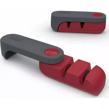 Afilador de cuchillos Joseph Joseph Rota diseño compacto plegable, afilador manual portátil