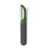 Pelador recto Joseph Joseph 10108 negro verde mango de plástico