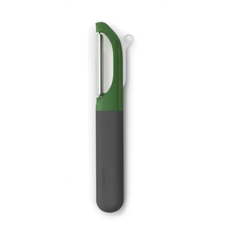 Pelador recto Joseph Joseph 10108 negro verde mango de plástico