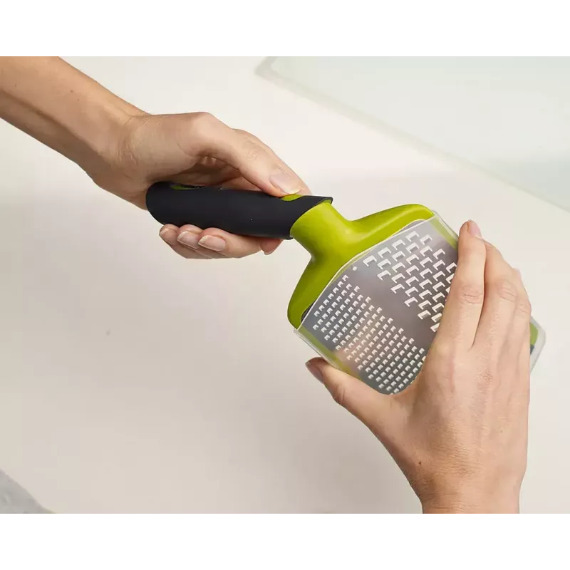 Rallador con mango Joseph Joseph Twist Grip verde