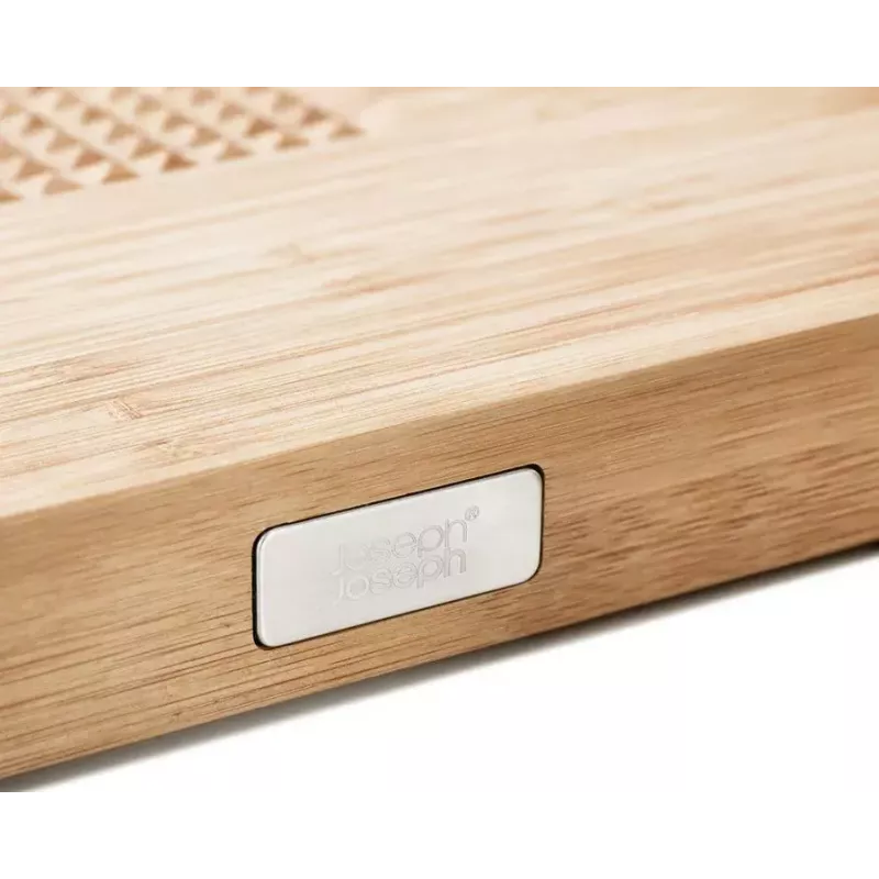 Tabla de cortar Joseph Joseph Cut&Carve rectangular bambú