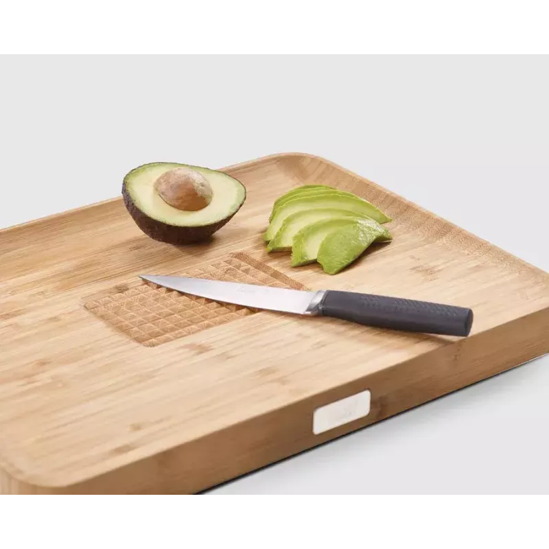 Tabla de cortar Joseph Joseph Cut&Carve rectangular bambú