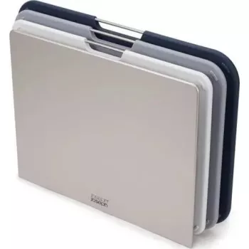 Set de tablas de cortar joseph joseph Nest Boards 3 piezas, diseño compacto apilable, gris