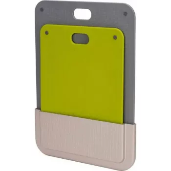 Set de tablas de cortar joseph joseph 60149, 2 piezas, gris