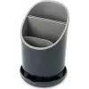 Escurridor de cubiertos joseph joseph Dock gris – diseño compacto, drenaje sencillo (modelo 85075)