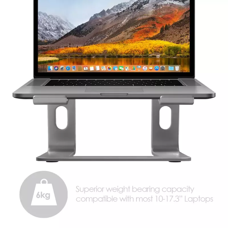 Soporte para portátil Desire2 Supreme Pro plata para portátiles de 43,9 cm (17,3