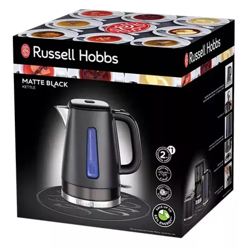 Hervidor de agua Russell Hobbs 1,7 L 2400 W Negro