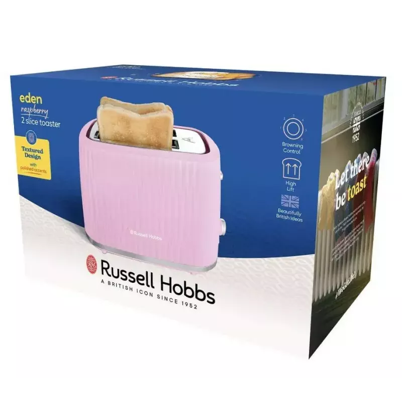 Tostadora Russell Hobbs 27372-56 2 rebanadas 800 W Rosa Acero inoxidable