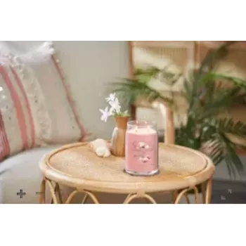 Yankee Candle Signature Pink Sands Vela en tarro grande, 567 g
