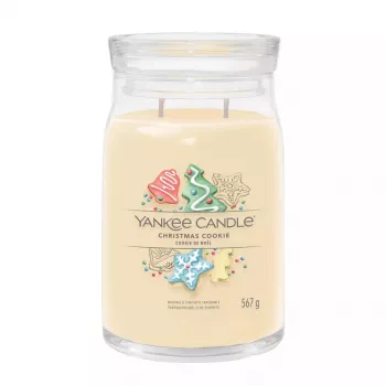 Yankee Candle Signature Christmas Cookie Vela en tarro grande, 567 g