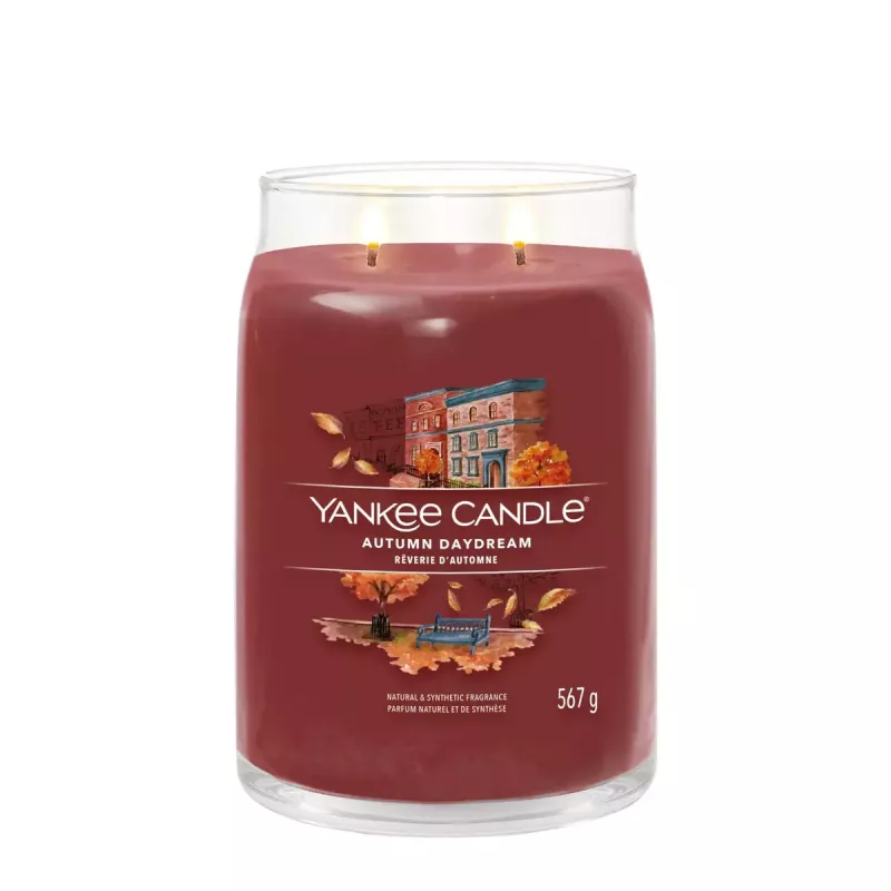 Vela de cera Yankee Candle 1743378E Rojo 157 mm de altura 9,3 cm de diámetro 567 g