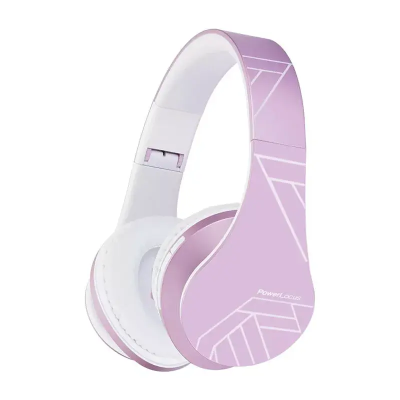 Auriculares PowerLocus P2 auriculares para niños lila/blanco