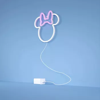 Lámpara de pared LED de neón Yellowpop Disney Minnie Ears, YPDI-MIN-MIN