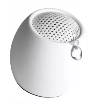 Altavoz mono portátil Boompods Zero – blanco, 3 W RMS, altavoz de 3 cm, IPX6, batería de 5 h