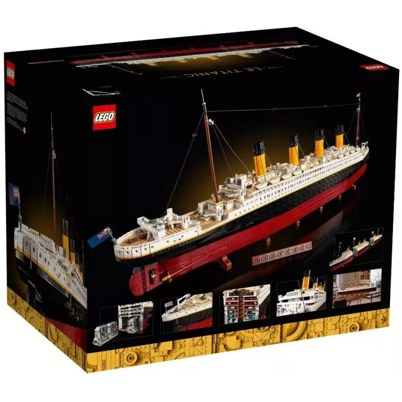 Set de construcción LEGO ICONS 10294 réplica del Titanic — 9.090 piezas, 18+